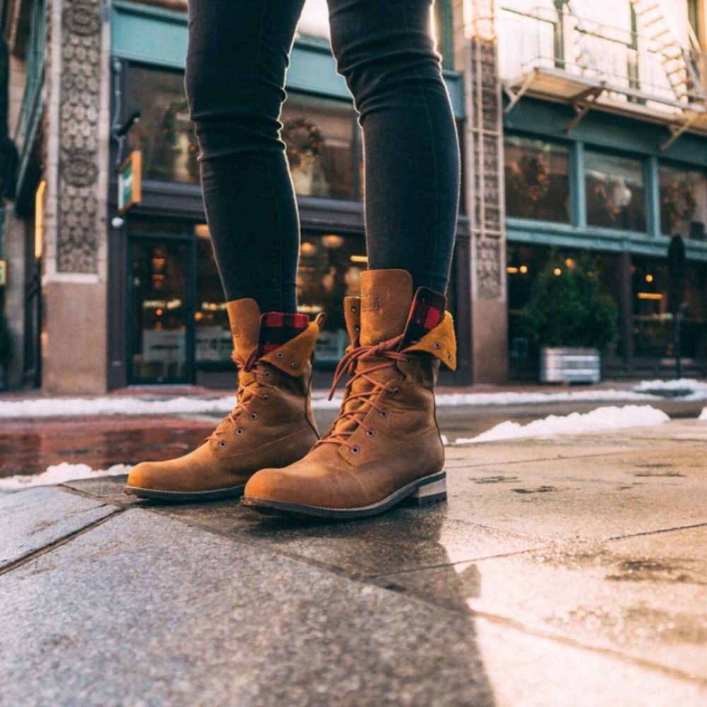 Kodiak Cloverdale Plaid Waterproof, Leather Boots